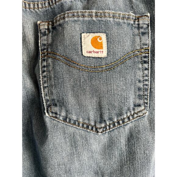 Carhartt Men's Utility Work Blue Denim Jeans Light Weight 36X32 *READ - Picture 7 of 16